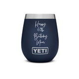 BYO YETI® 10OZ WINE TUMBLER CUSTOM ENGRAVING