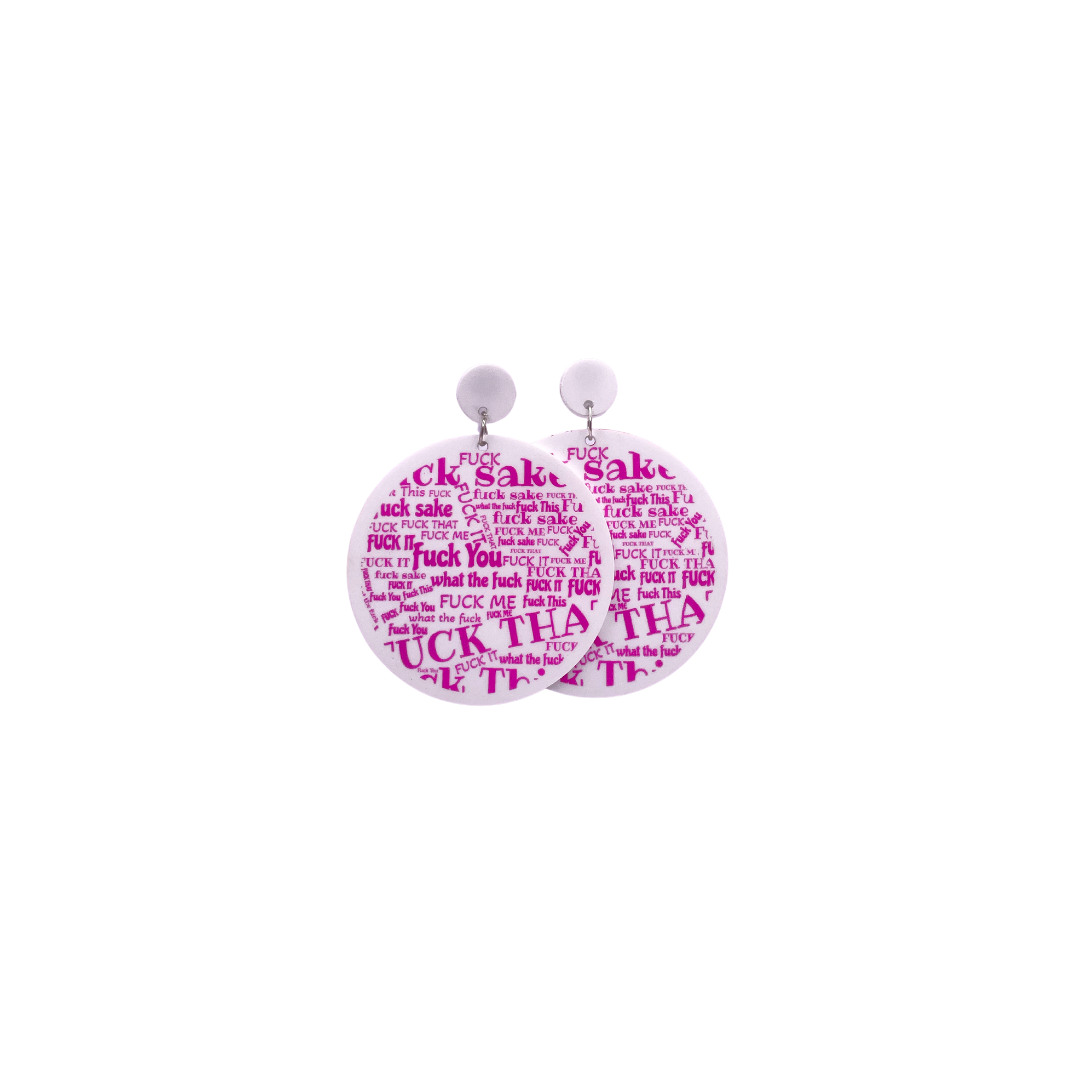 FUCK fuck it - Dangle Earrings
